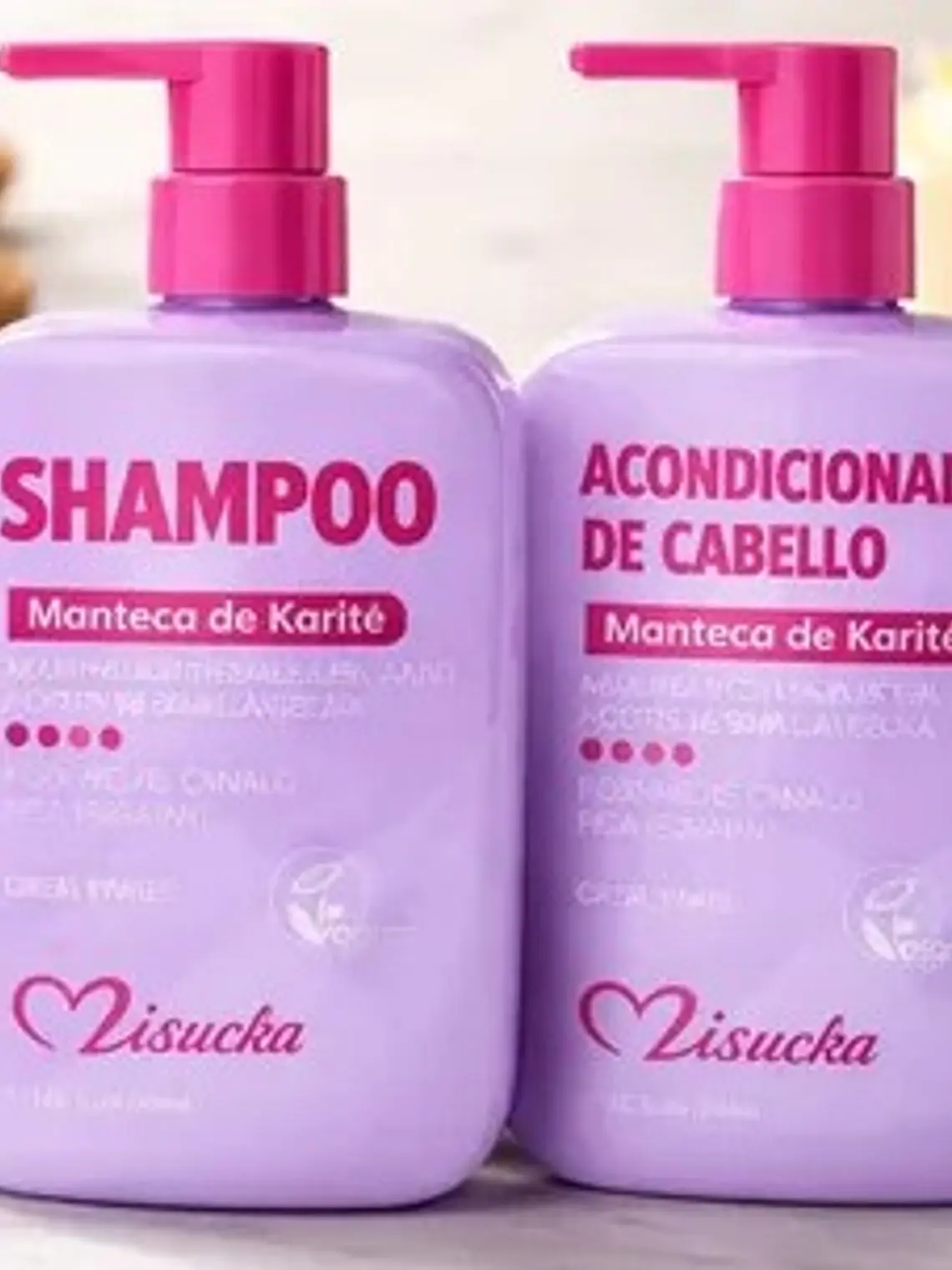 PACK SHAMPOO Y ACONDICIONADOR MANTECA DE KARITE MISUCKA 5