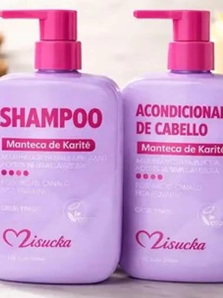 PACK SHAMPOO Y ACONDICIONADOR MANTECA DE KARITE MISUCKA 5