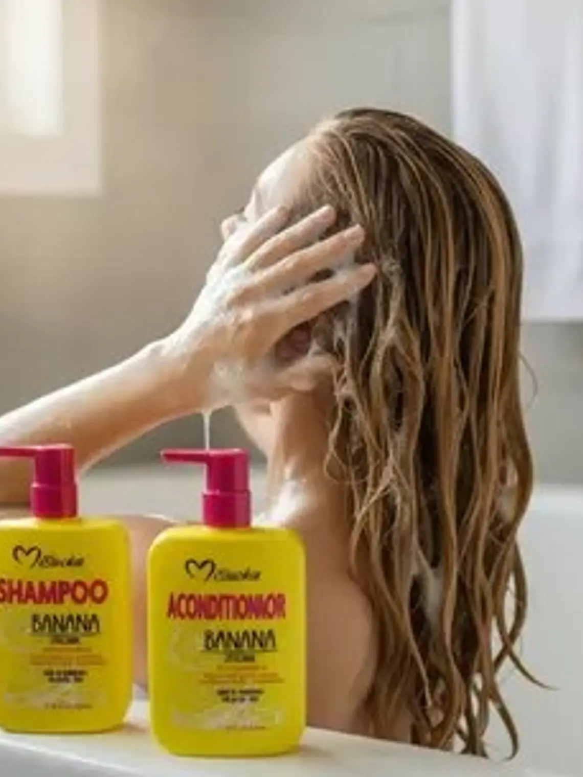 PACK SHAMPOO Y ACONDICIONADOR BANANA Y JENGIBRE MISUCKA 2
