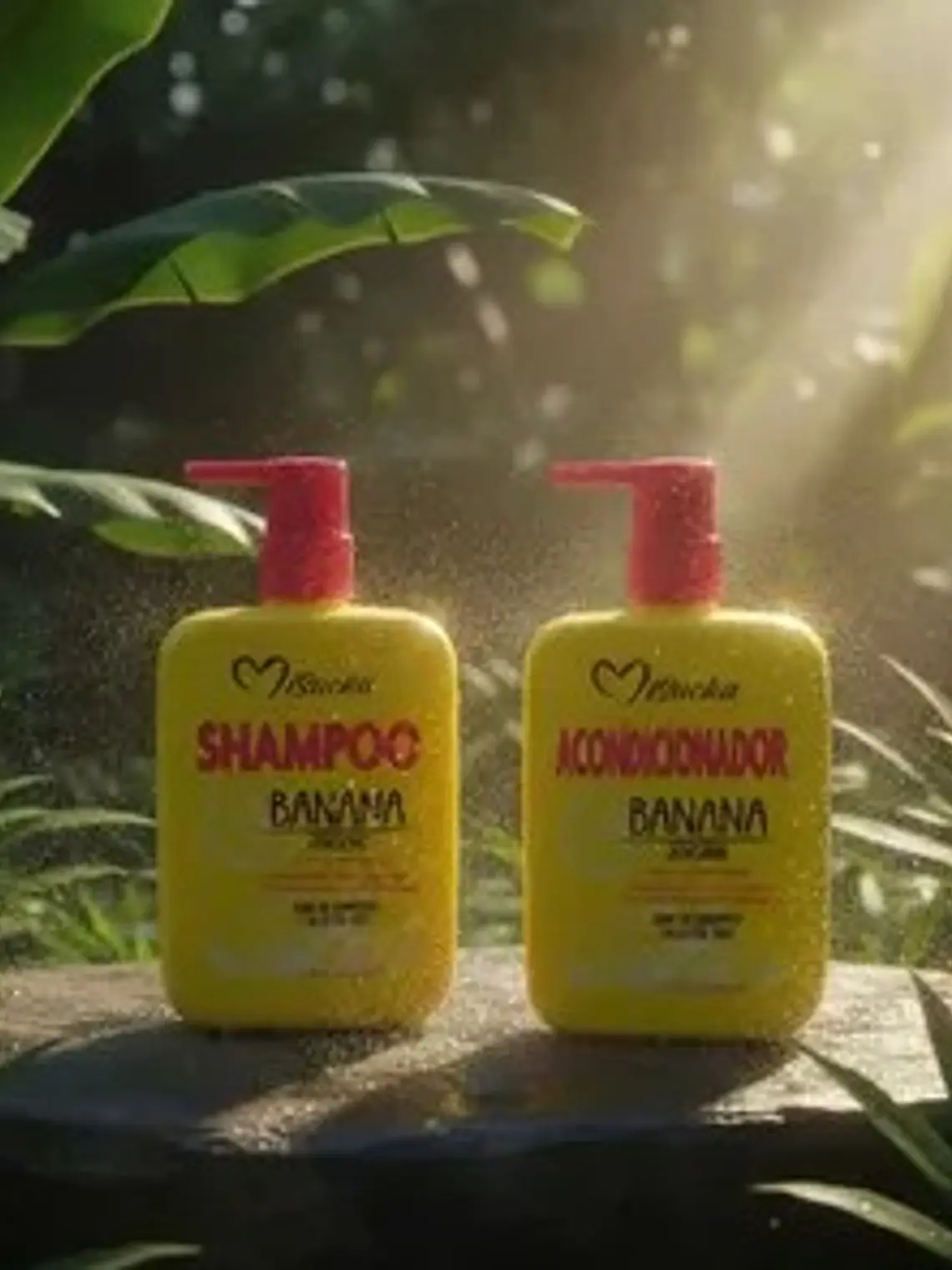 PACK SHAMPOO Y ACONDICIONADOR BANANA Y JENGIBRE MISUCKA 5