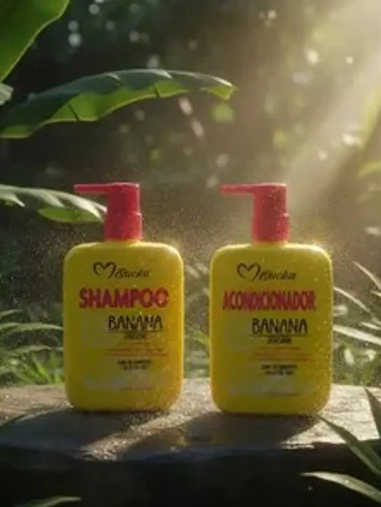PACK SHAMPOO Y ACONDICIONADOR BANANA Y JENGIBRE MISUCKA 5