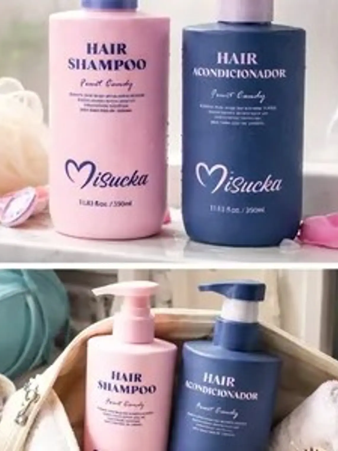 PACK SHAMPOO Y ACONDICIONADOR FRUIT CANDY MISUCKA 5