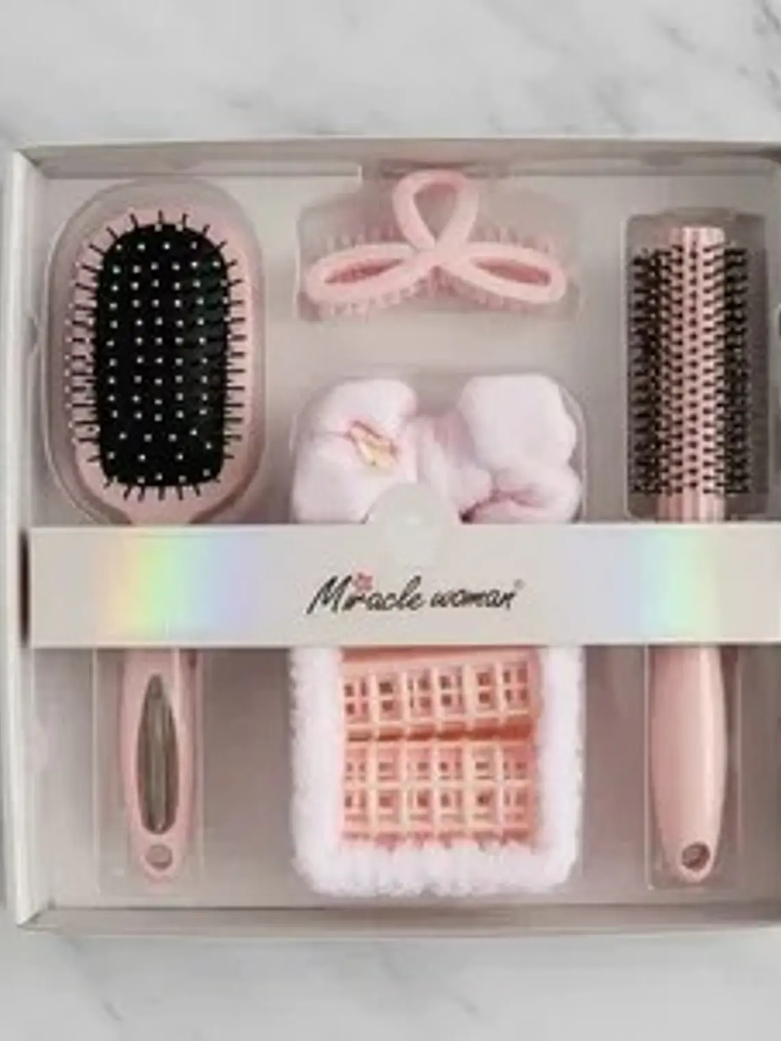SET DE BELLEZA CAPILAR MIRACLE WOMAN (CEPILLO+ACC.001) 3