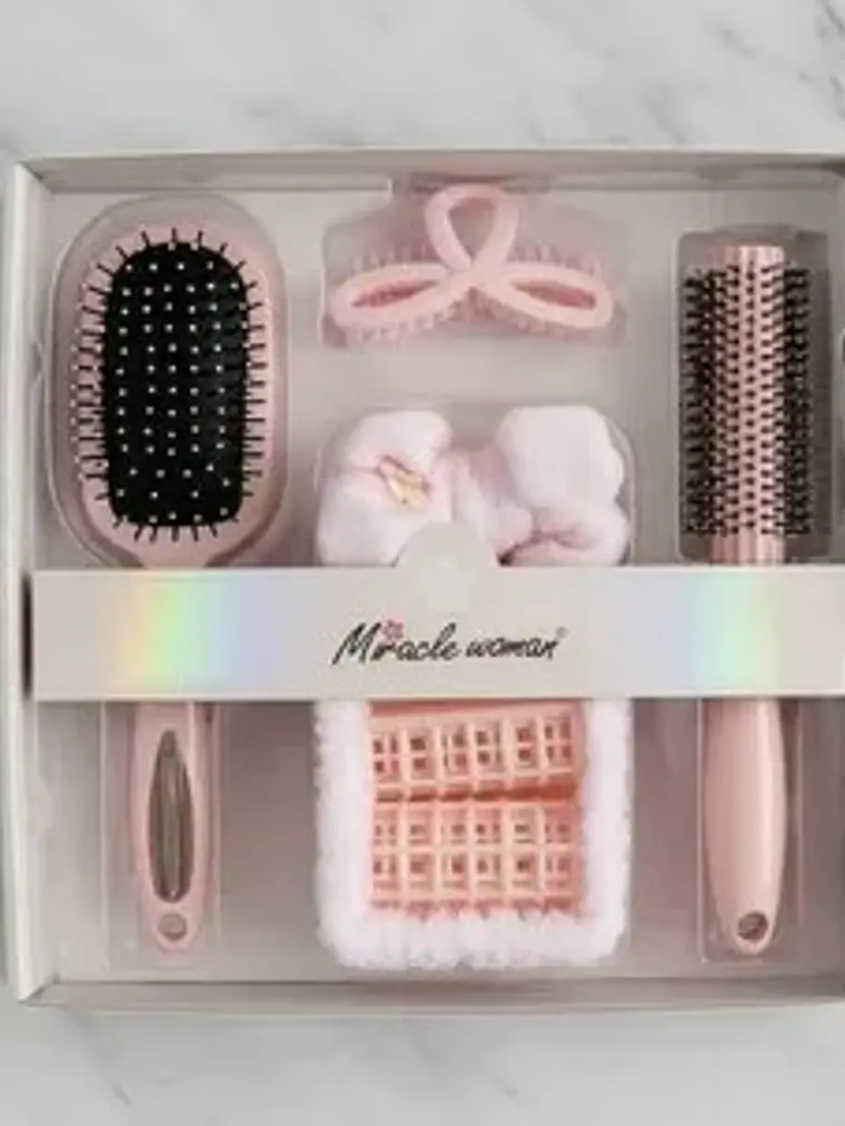SET DE BELLEZA CAPILAR MIRACLE WOMAN (CEPILLO+ACC.001) 3