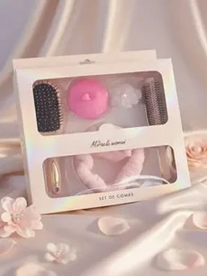 SET DE BELLEZA CAPILAR MIRACLE WOMEN (CEPILLOS+ACC.002)
