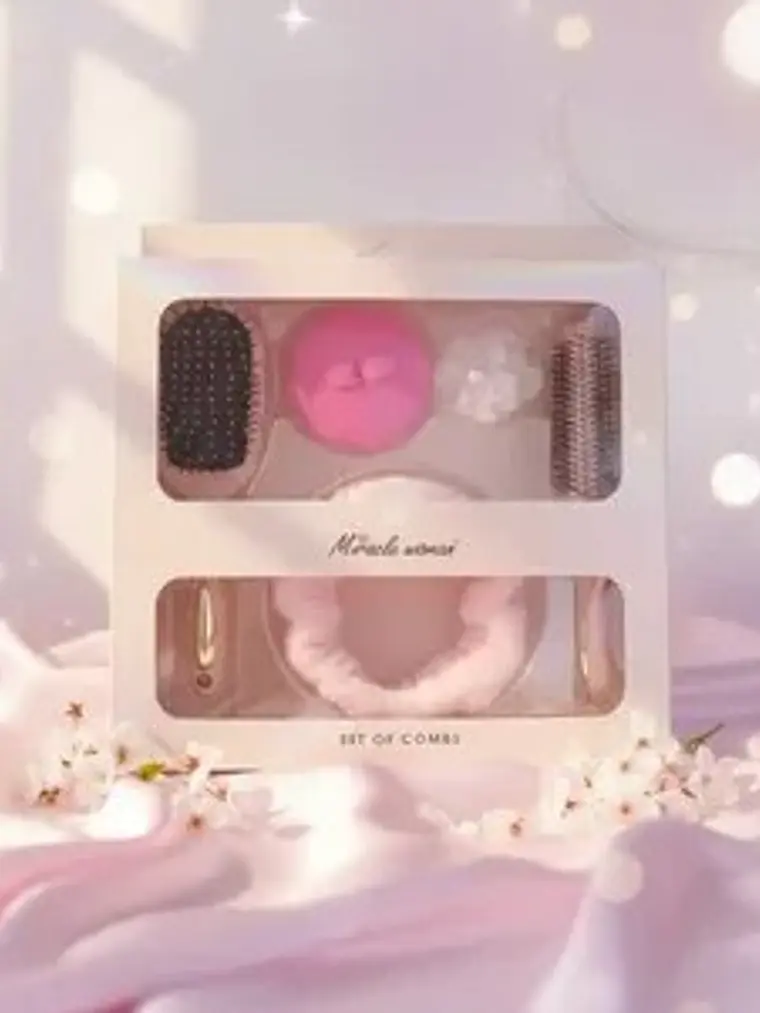 SET DE BELLEZA CAPILAR MIRACLE WOMEN (CEPILLOS+ACC.002) 4