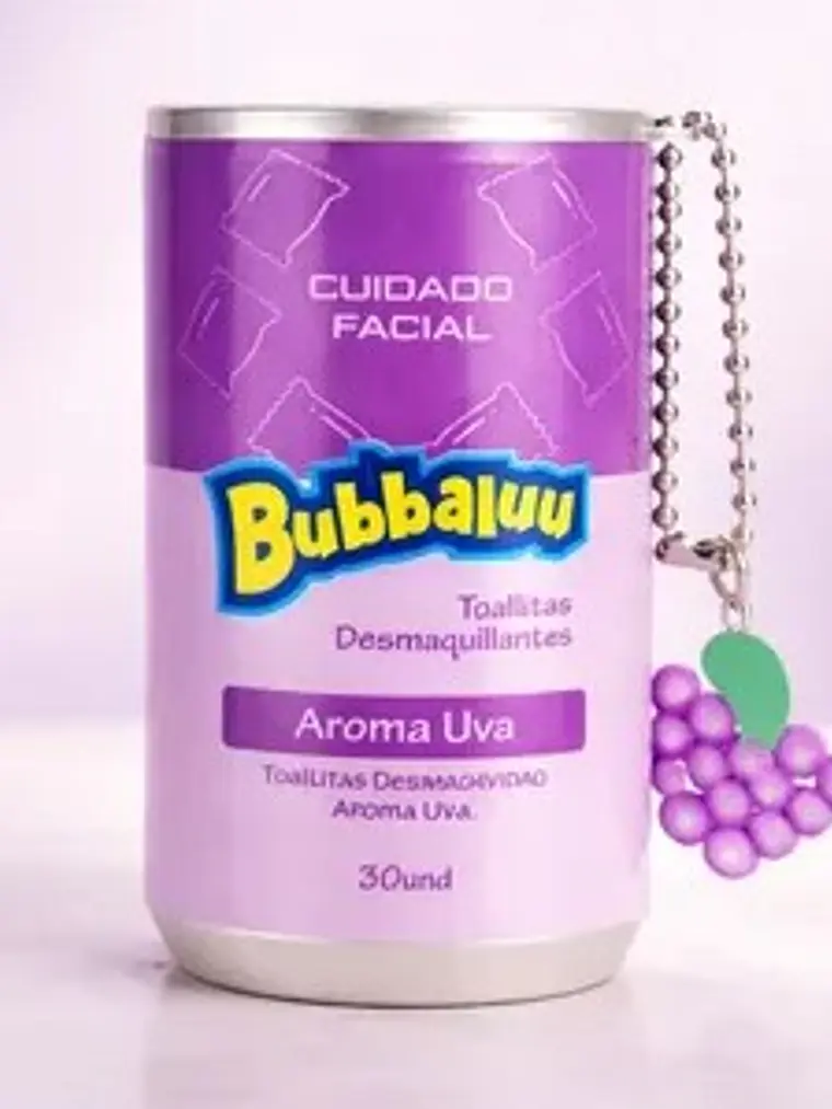 TOALLAS DESMAQUILLANTES AROMA UVA BUBBALUU 30UN. 4