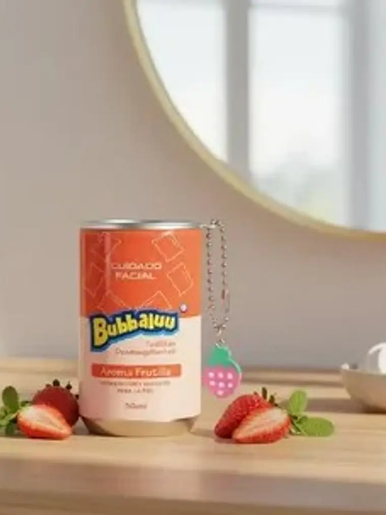 TOALLAS DESMAQUILLANTES AROMA FRUTILLA BUBBALUU 30UN. 1