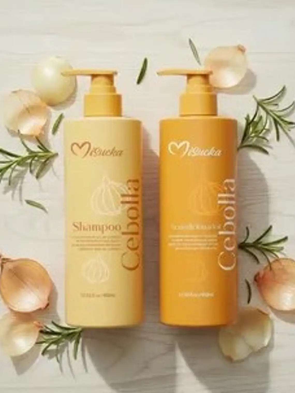 PACK SHAMPOO Y ACONDICIONADOR CEBOLLA 400ML. MISUCKA 2