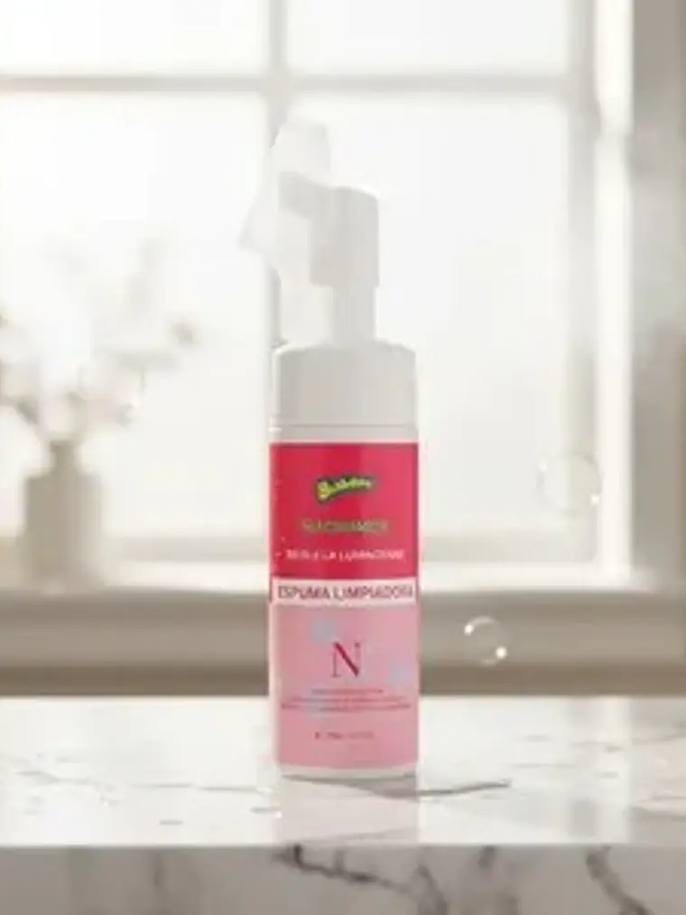 ESPUMA LIMPIADORA FACIAL NIACINAMIDE 150G BUBBALUU 2