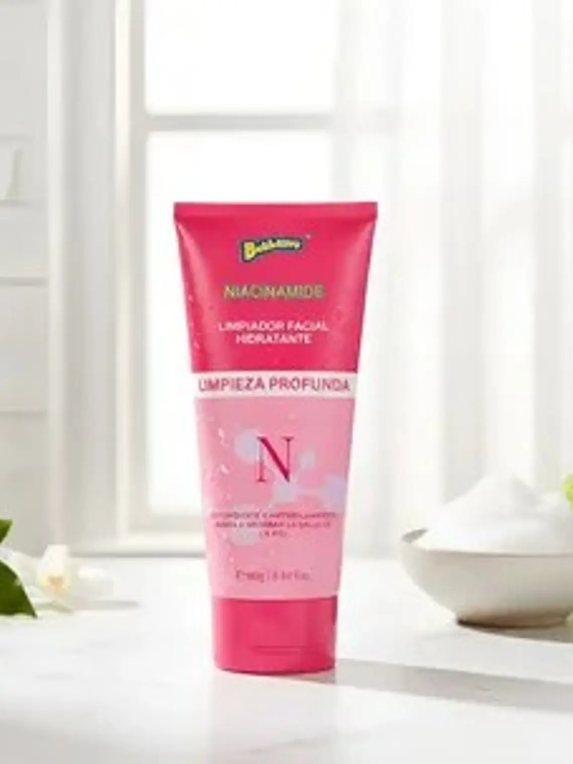 LIMPIADOR FACIAL HIDRATANTE NIACINAMIDE 180G BUBBALUU 1