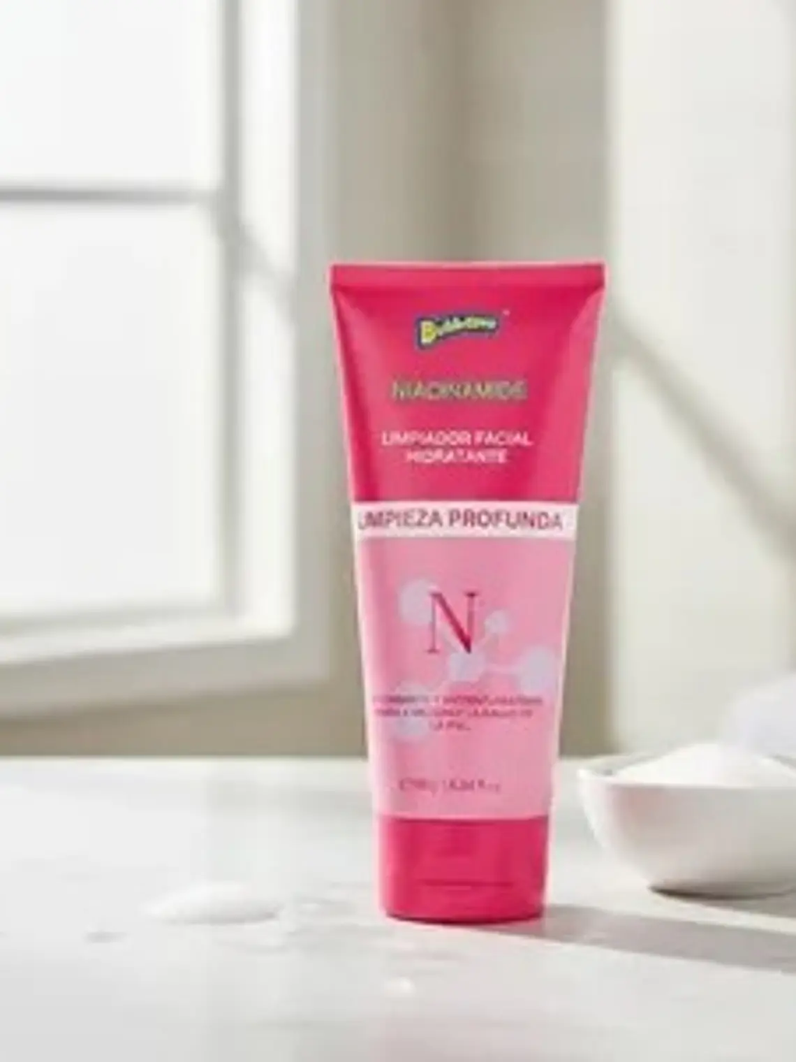 LIMPIADOR FACIAL HIDRATANTE NIACINAMIDE 180G BUBBALUU 2