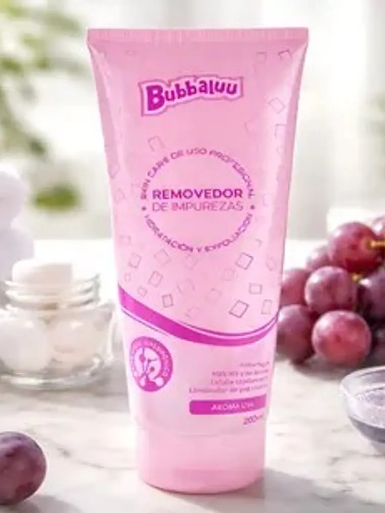REMOVEDOR DE IMPUREZAS AROMA UVA 200ML BUBBALUU 1