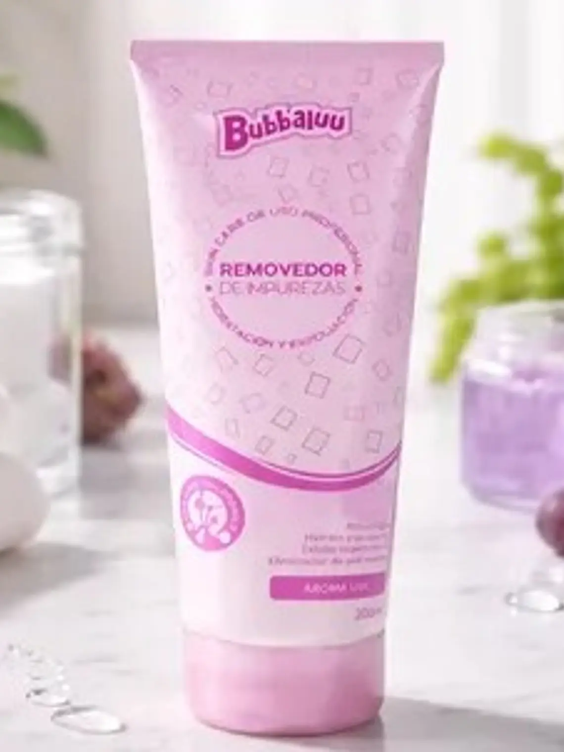 REMOVEDOR DE IMPUREZAS AROMA UVA 200ML BUBBALUU 3