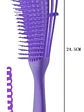 CEPILLO FLEXIBLE DESENREDANTE ROSA - Miniatura 4