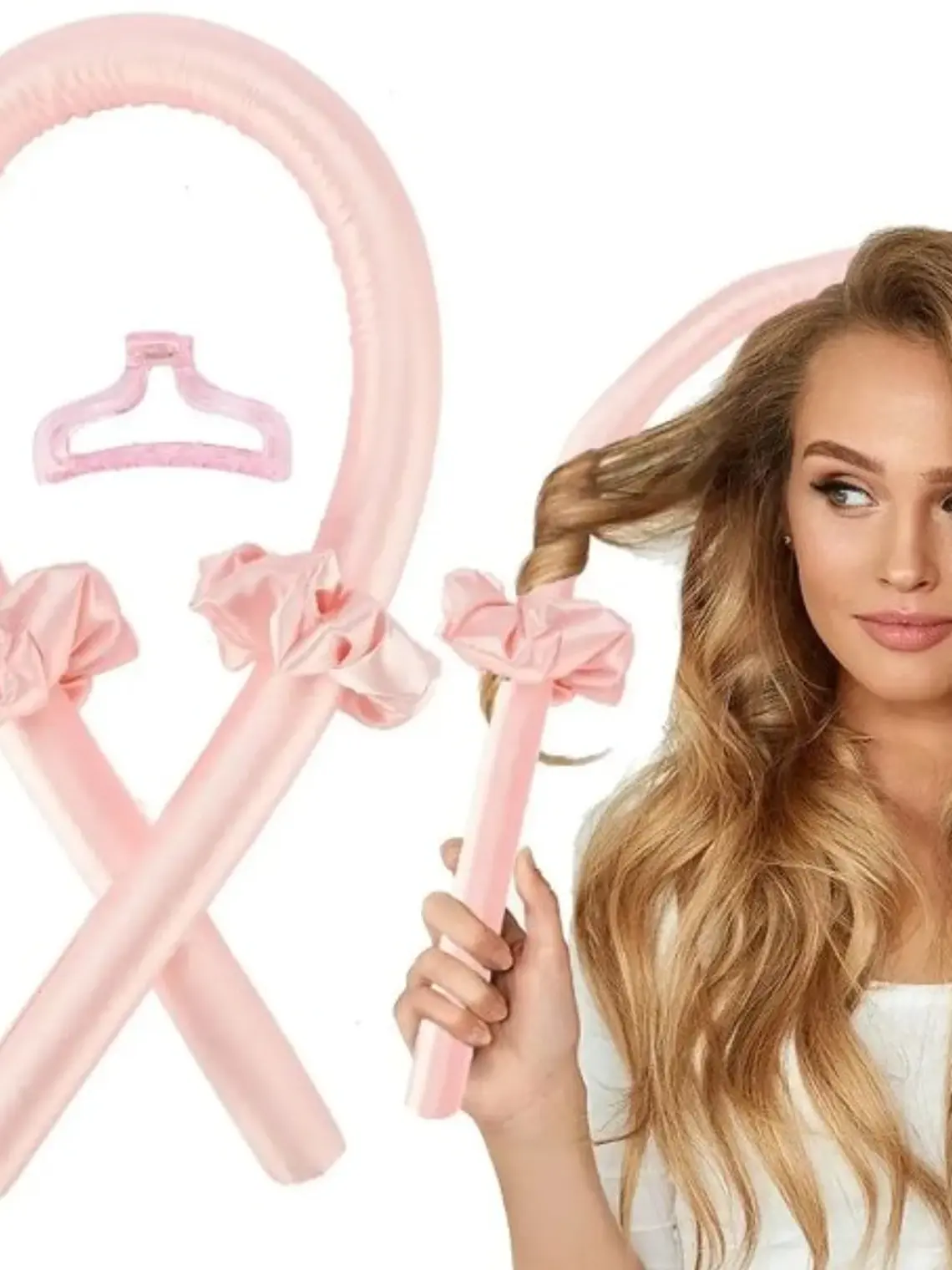 ONDULADORA RIZADORA DE SEDA ONDAS SIN CALOR PARA CABELLO 2