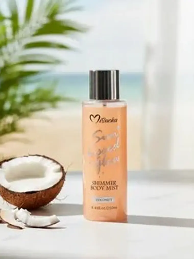 SHIMMER BODY MIST COCONUT 250ML MISUCKA 2