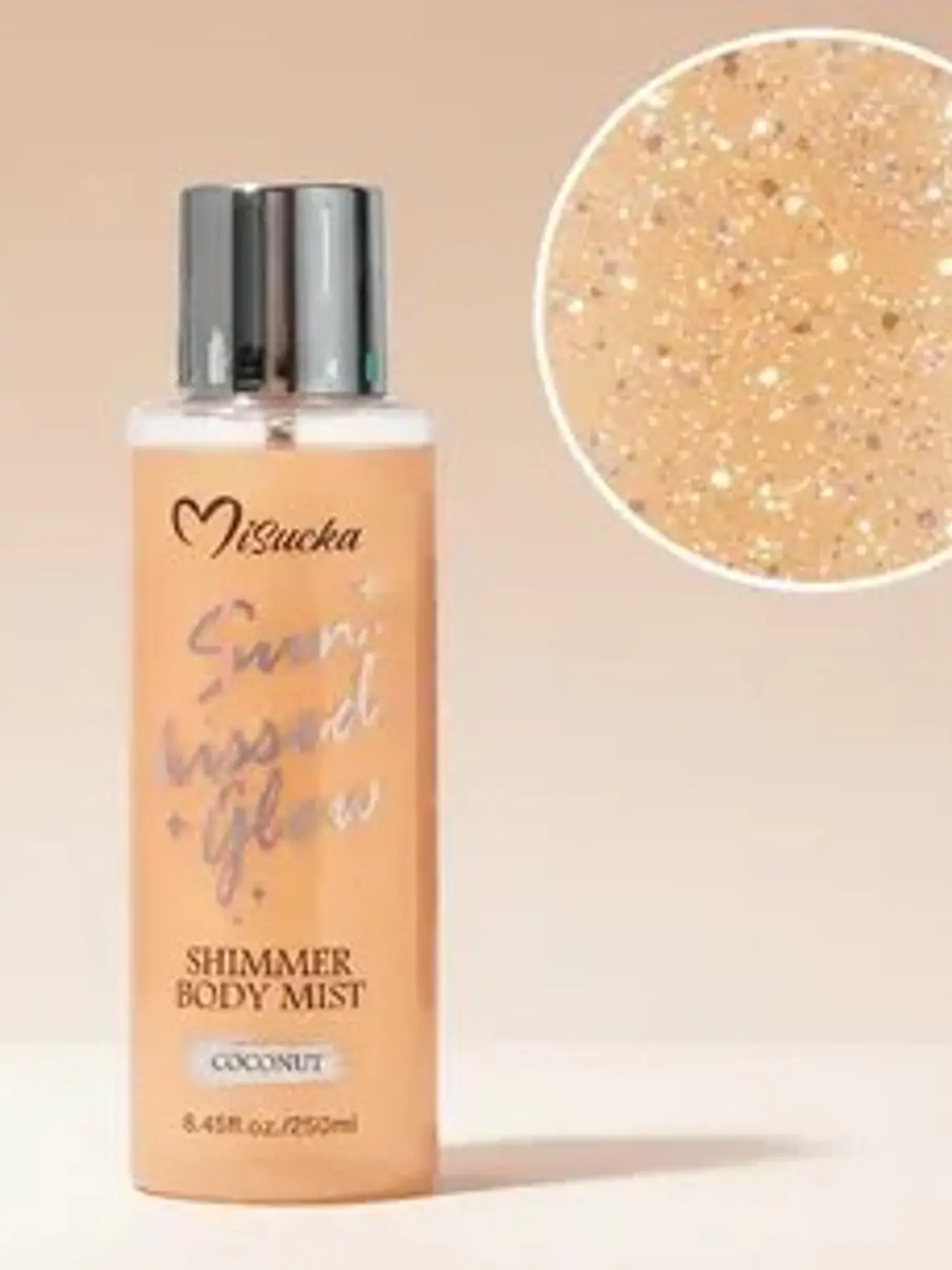 SHIMMER BODY MIST COCONUT 250ML MISUCKA 6