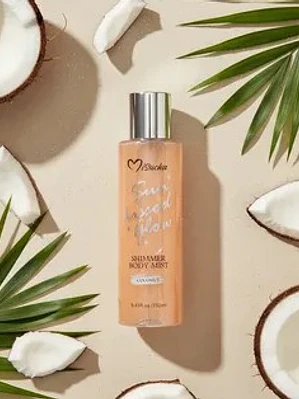 SHIMMER BODY MIST COCONUT 250ML MISUCKA