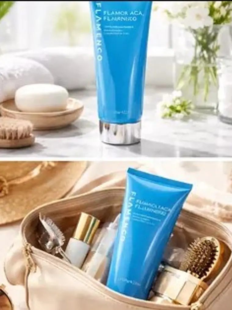 LIMPIADOR FACIAL CON ACIDO HIALURONICO 120G FLAMENCO 5