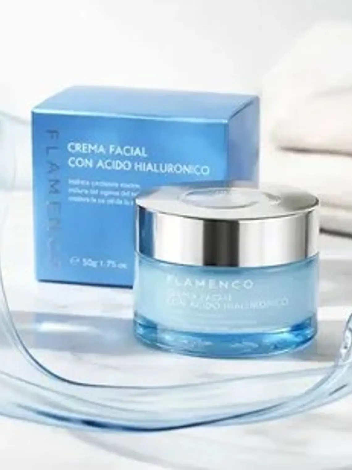 CREMA FACIAL CON ACIDO HIALURONICO 50G FLAMENCO 6