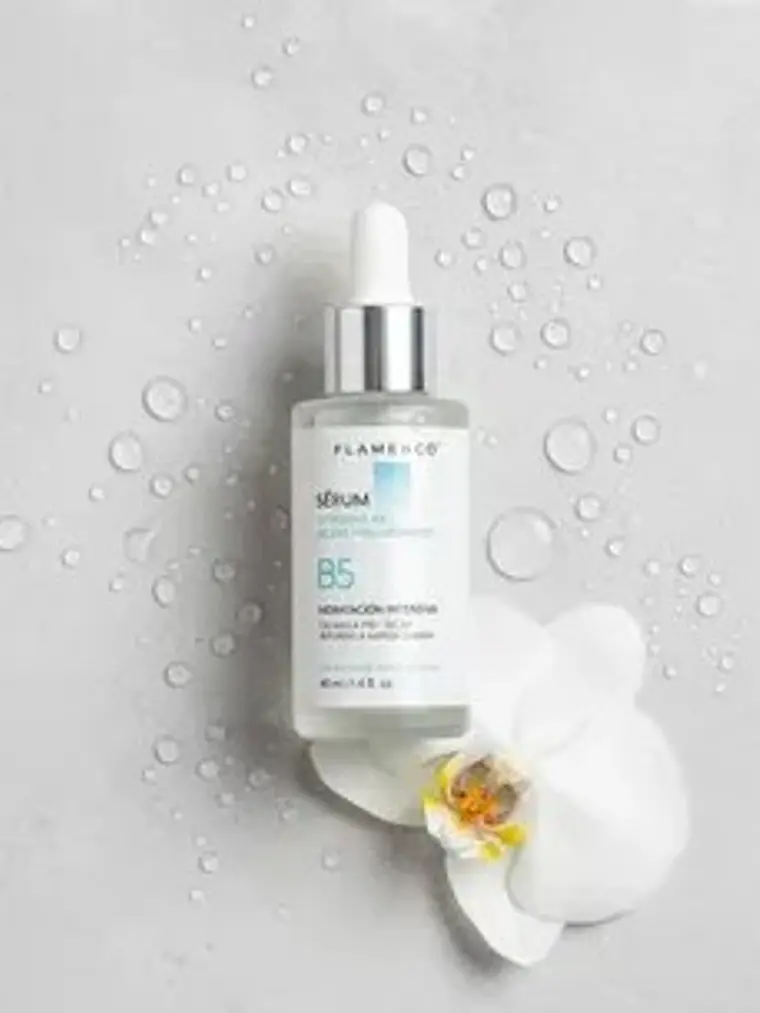 SÉRUM FACIAL CON VITAMINA B5 + ÁCIDO HIALURÓNICO 40ML FLAMENCO 7