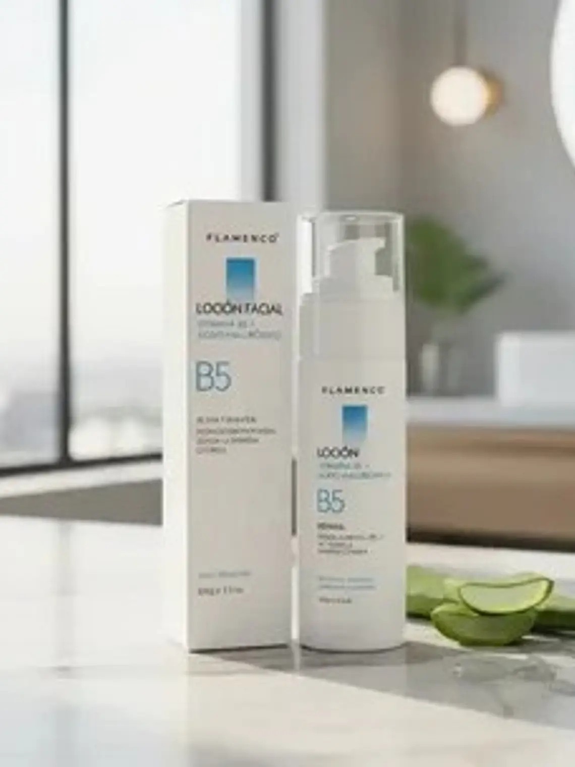 LOCIÓN FACIAL CON VITAMINA B5+ÁCIDO HIALURÓNICO 100G FLAMENCO 2