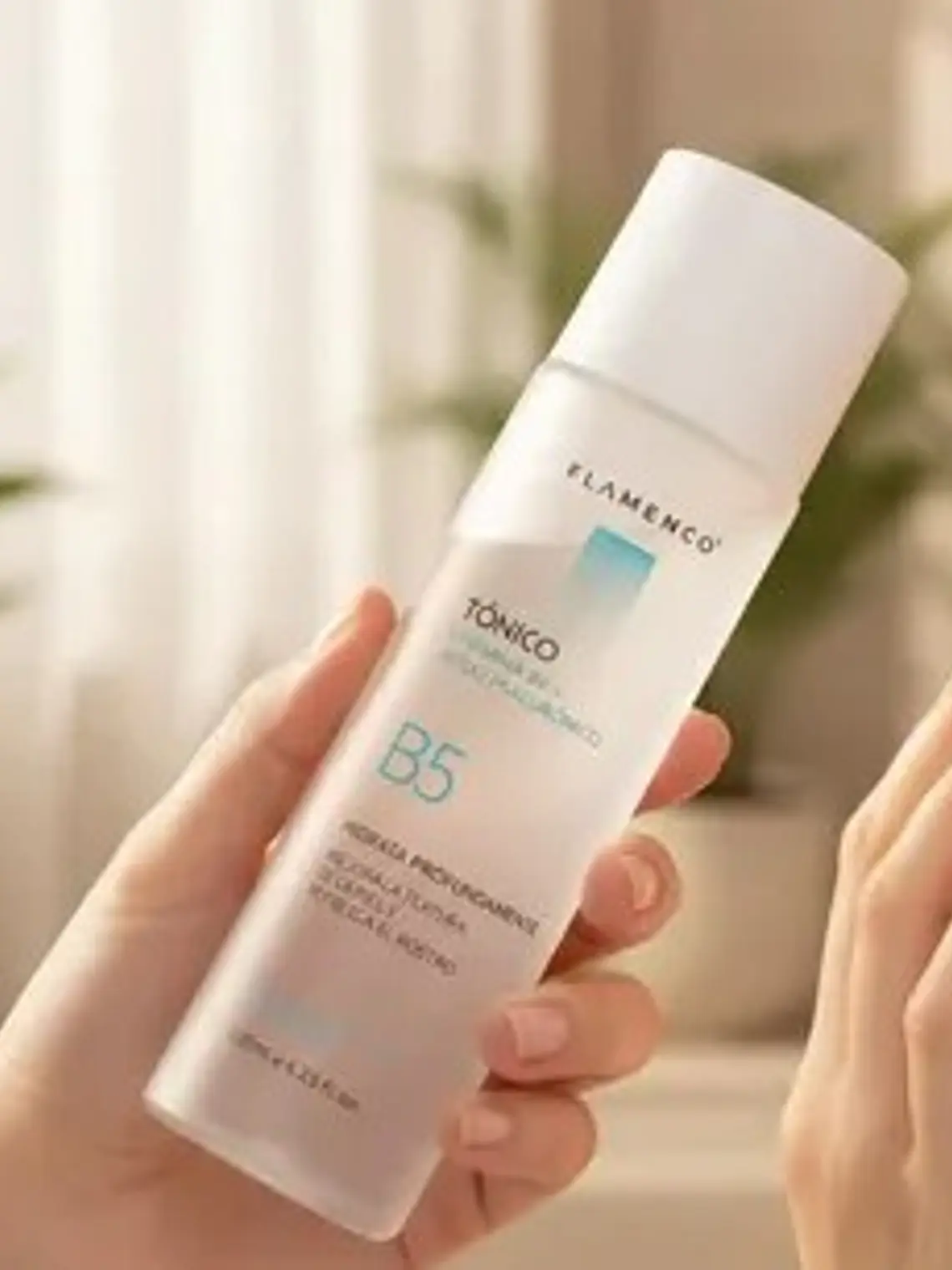 TONICO FACIAL CON VITAMINA B5+ÁCIDO HIALURÓNICO FLAMENCO 5