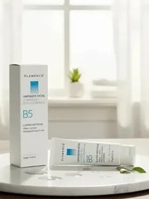 LIMPIADOR FACIAL CON VITAMINA B5+ÁCIDO HIALURÓNICO 130G FLAMENCO