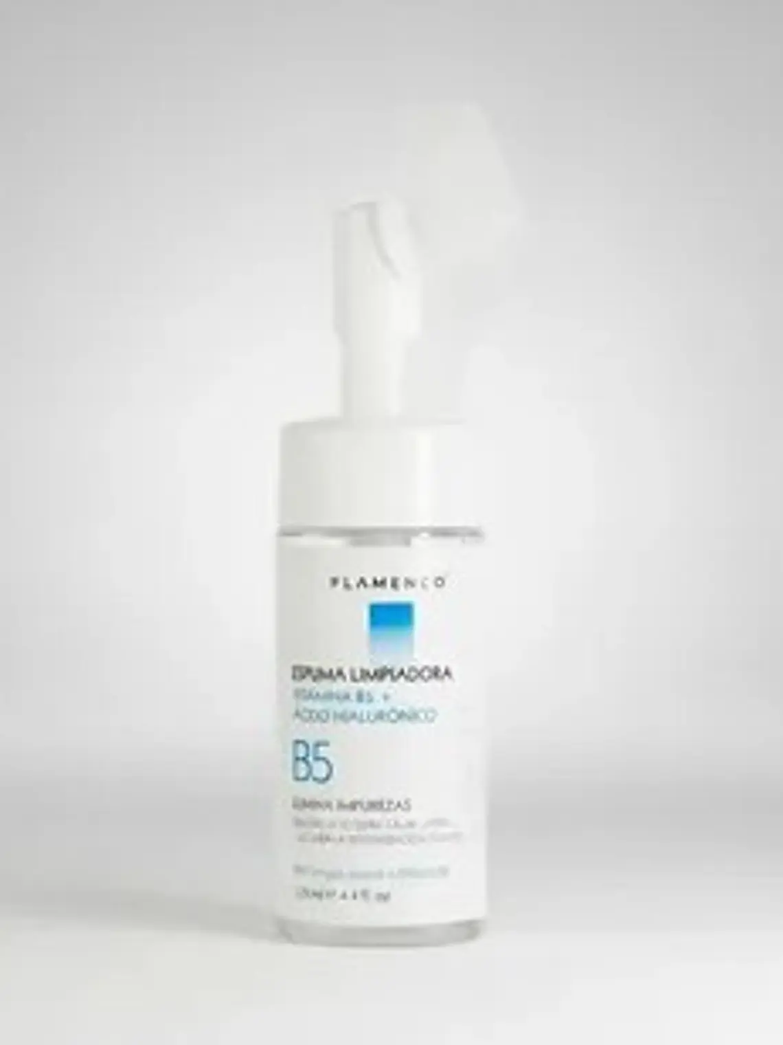 ESPUMA FACIAL CON VITAMINA B5+ÁCIDO HIALURÓNICO 125ML FLAMENCO 4
