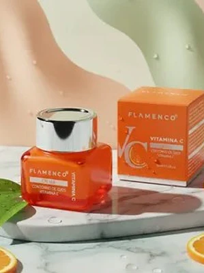 CREMA CONTORNO DE OJOS CON VITAMINA C 15ML FLAMENCO