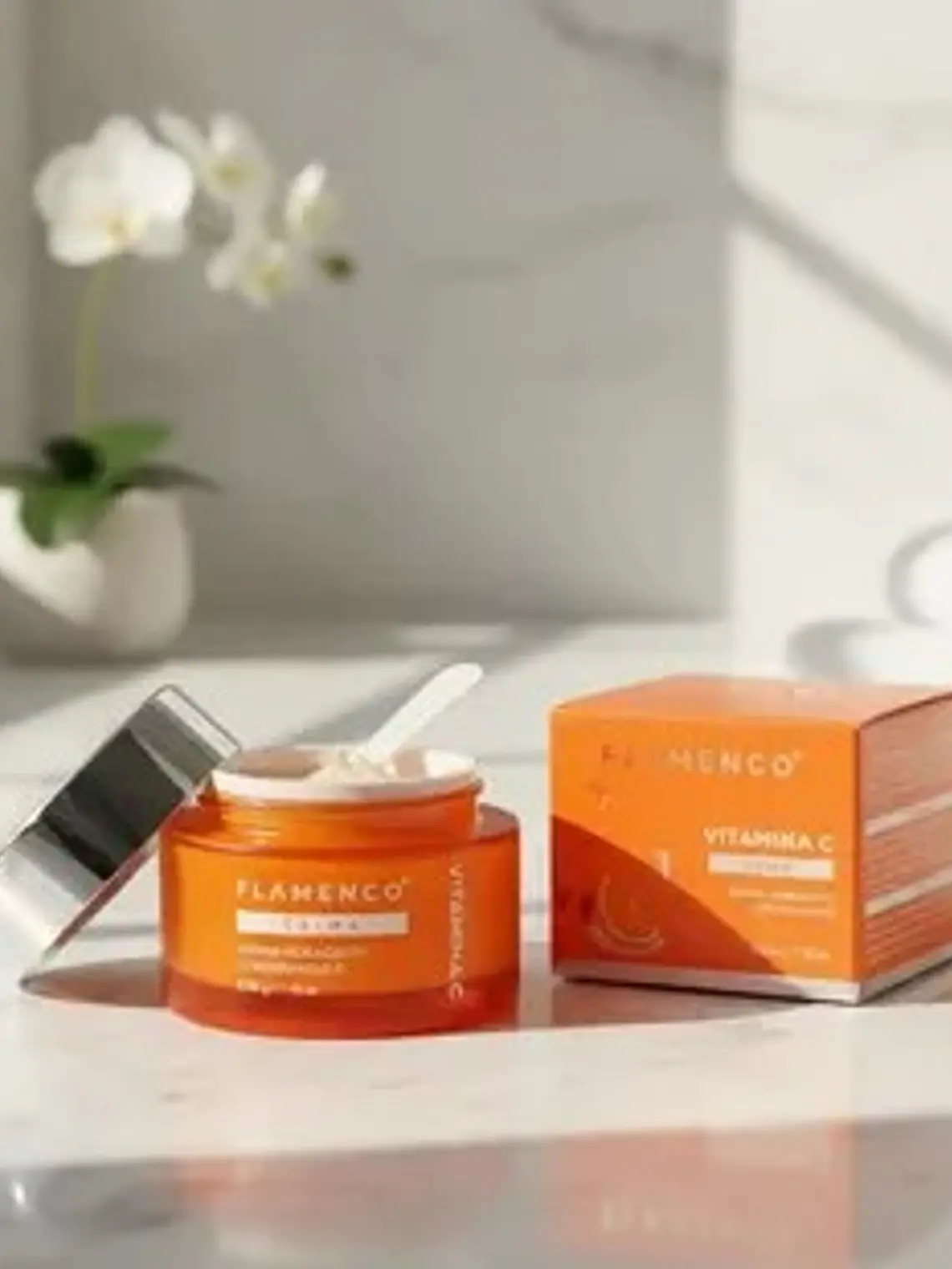 CREMA FACIAL CON VITAMINA C 50ML FLAMENCO 4