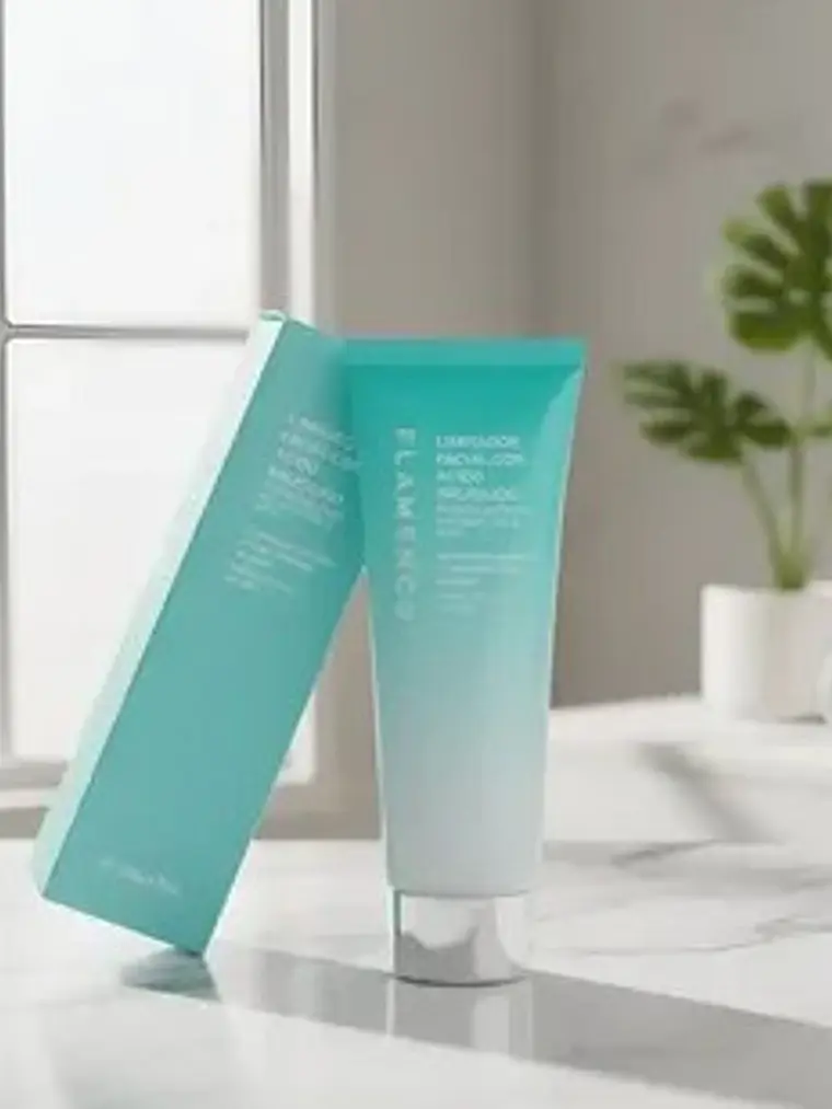 LIMPIADOR FACIAL CON ACIDO SALICILICO 120G FLAMENCO 2