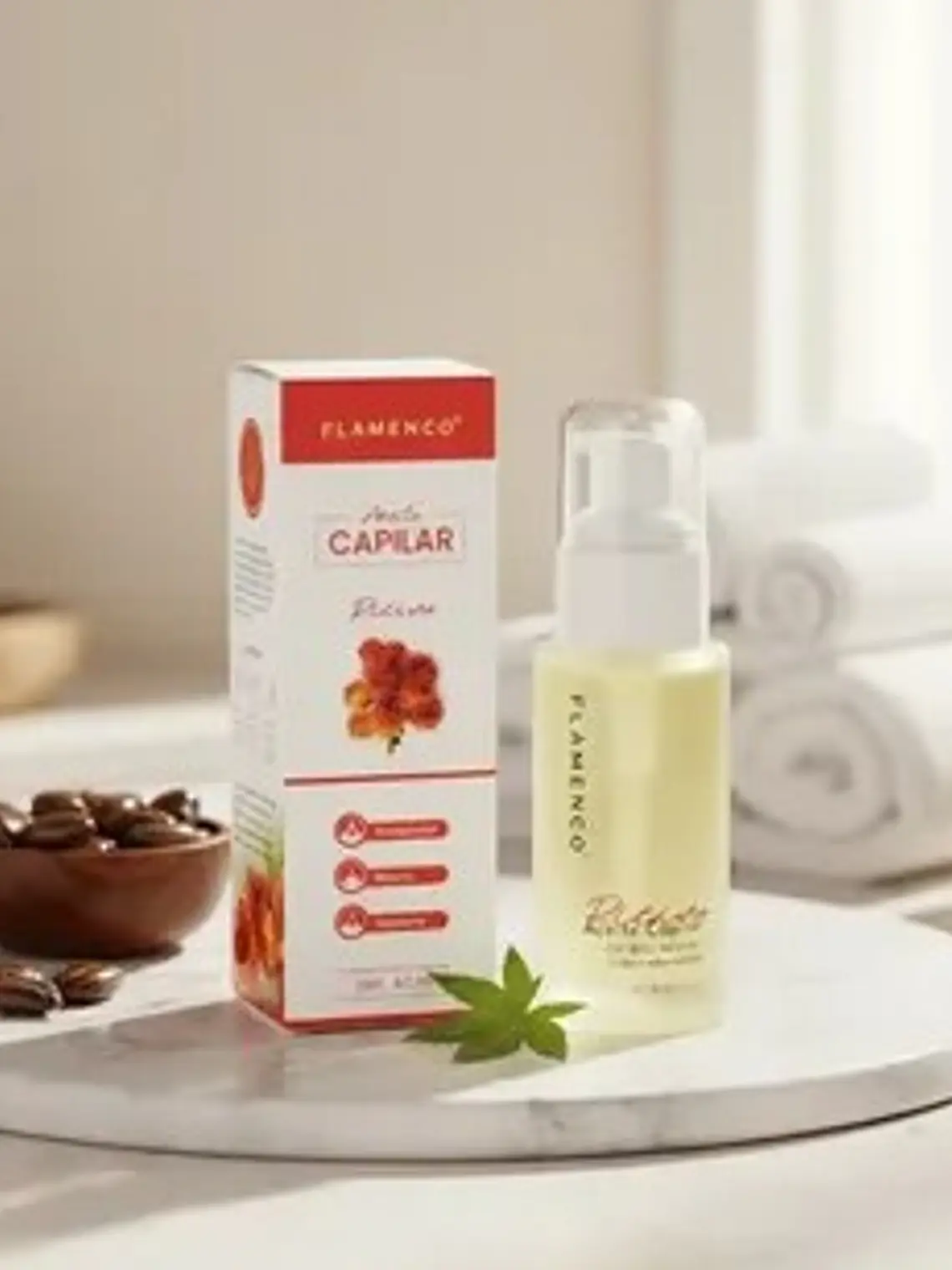 ACEITE CAPILAR RICINO 40ML FLAMENCO 3