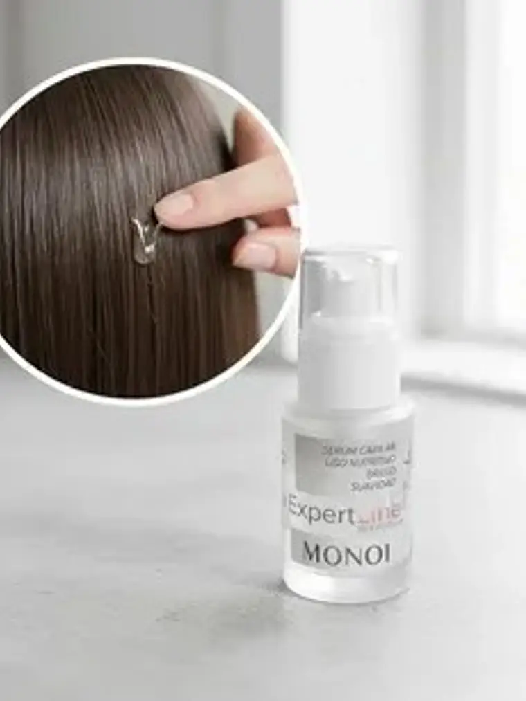 SERUM CAPILAR MONOI LISO NUTRITIVO BRILLO Y SUAVIDAD 30ml  3
