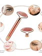 SET RODILLO MASAJEADOR FACIAL VIBRACION + GUA SHA  - Miniatura 3
