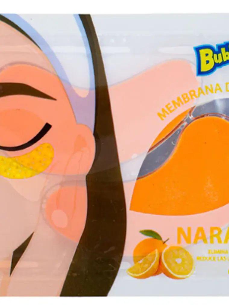 MEMBRANA DE OJOS NARANJA BUBBALUU 4