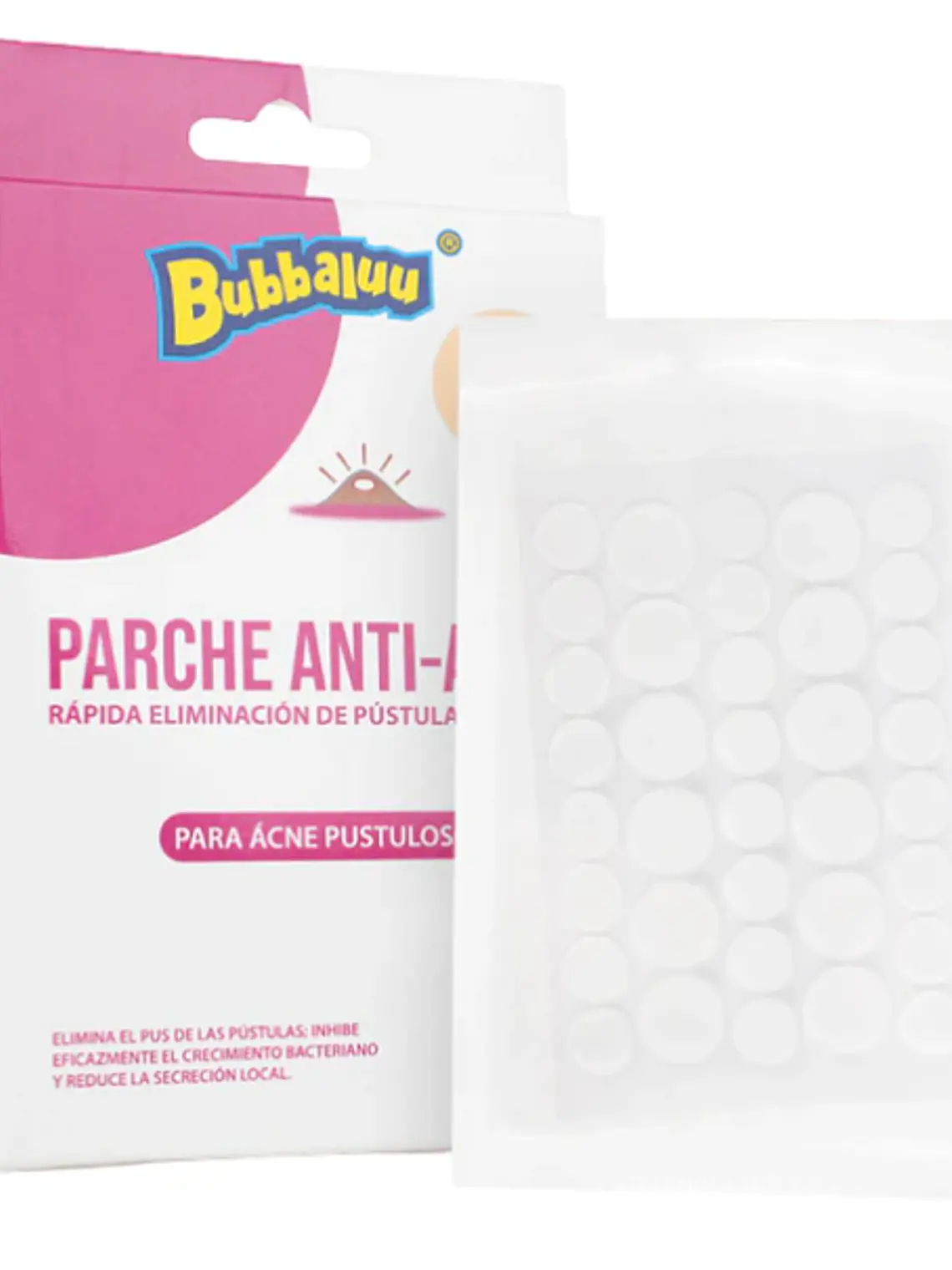 PARCHE ANTI-ACNÉ INVISIBLE 36UN. BUBBALUU 7