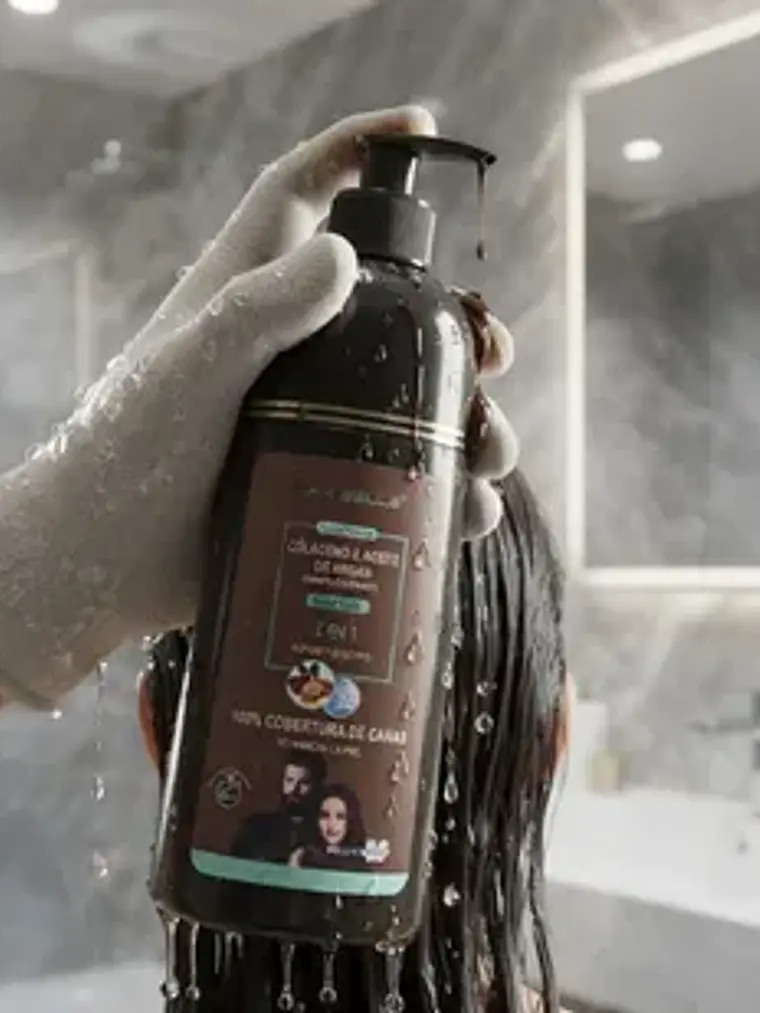 SHAMPOO COLORANTE 2 EN 1 COLOR CAFÉ 400ML MAX BELLE 2