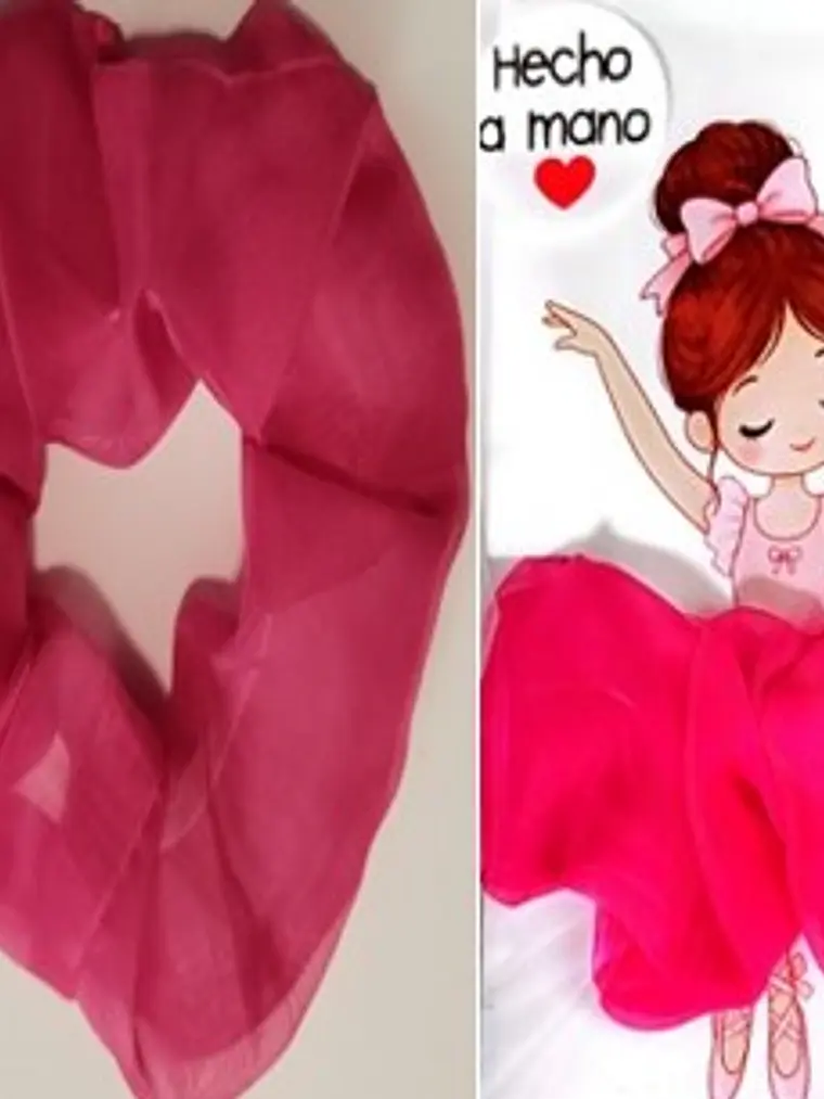 SCRUNCHIE DE TELA PARA EL CABELLO (VARIOS DISEÑOS) 9