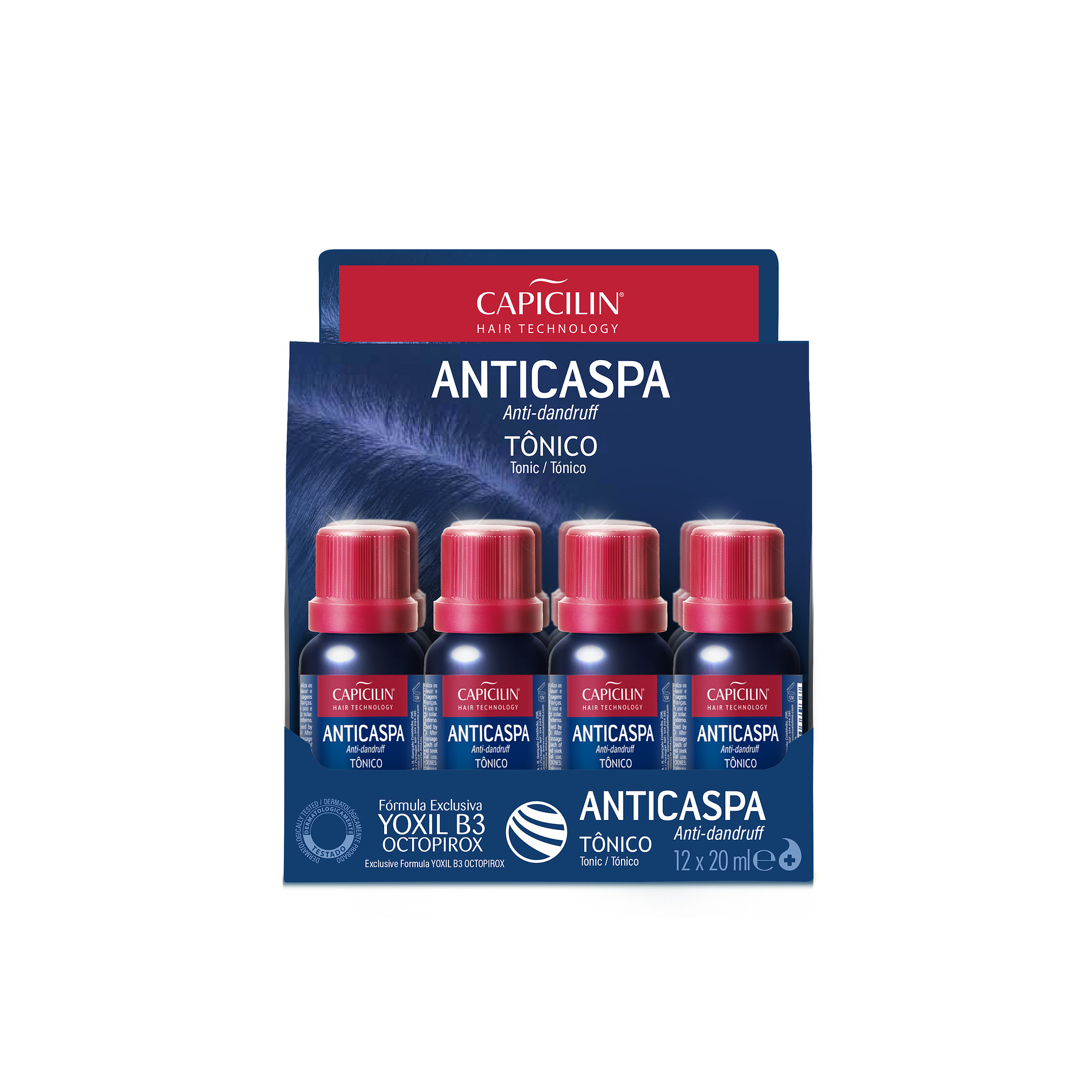 Display Tónico Capicilin Anticaspa 12x20ml 1