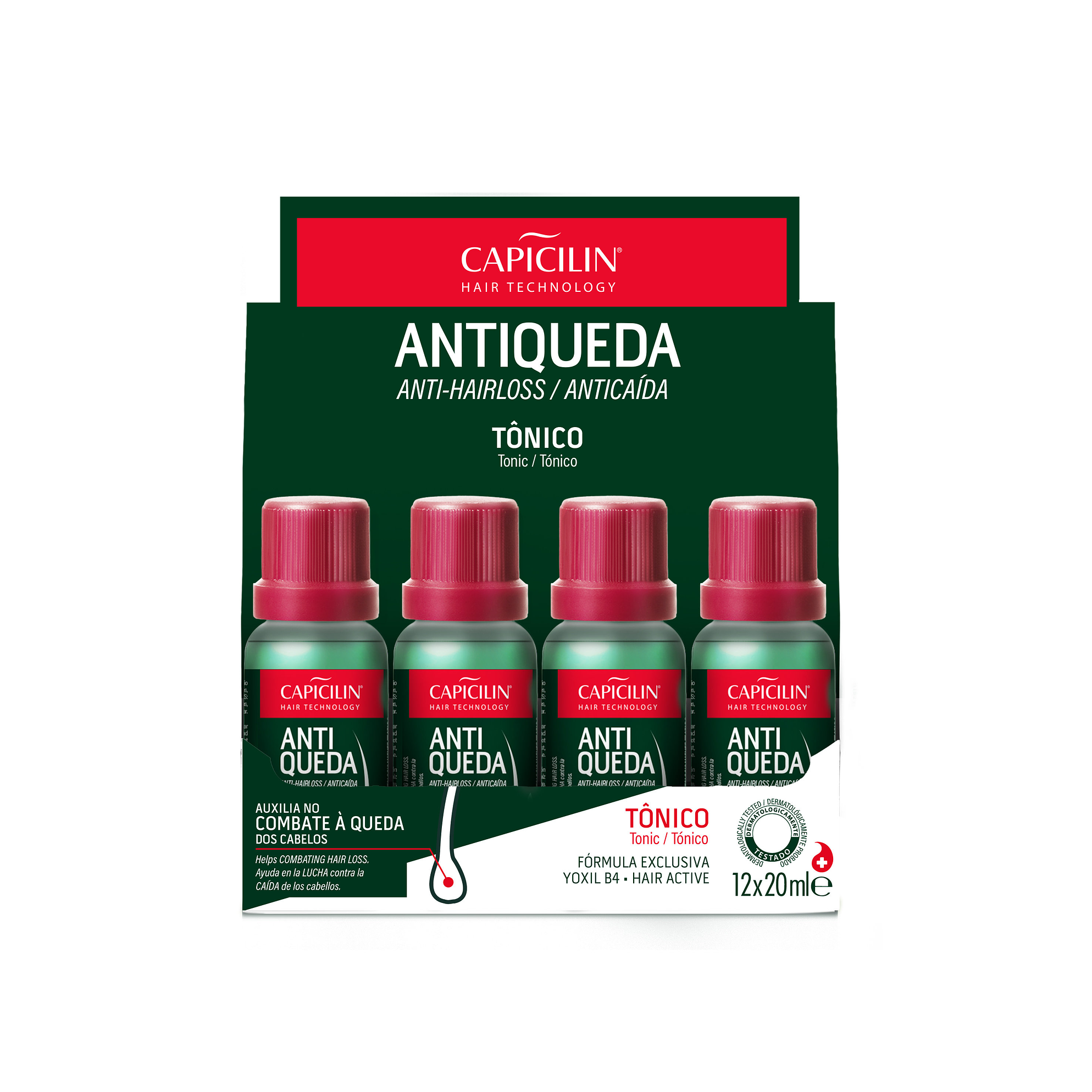 Tónico Capicilin Antiqueda 12x20ml 1