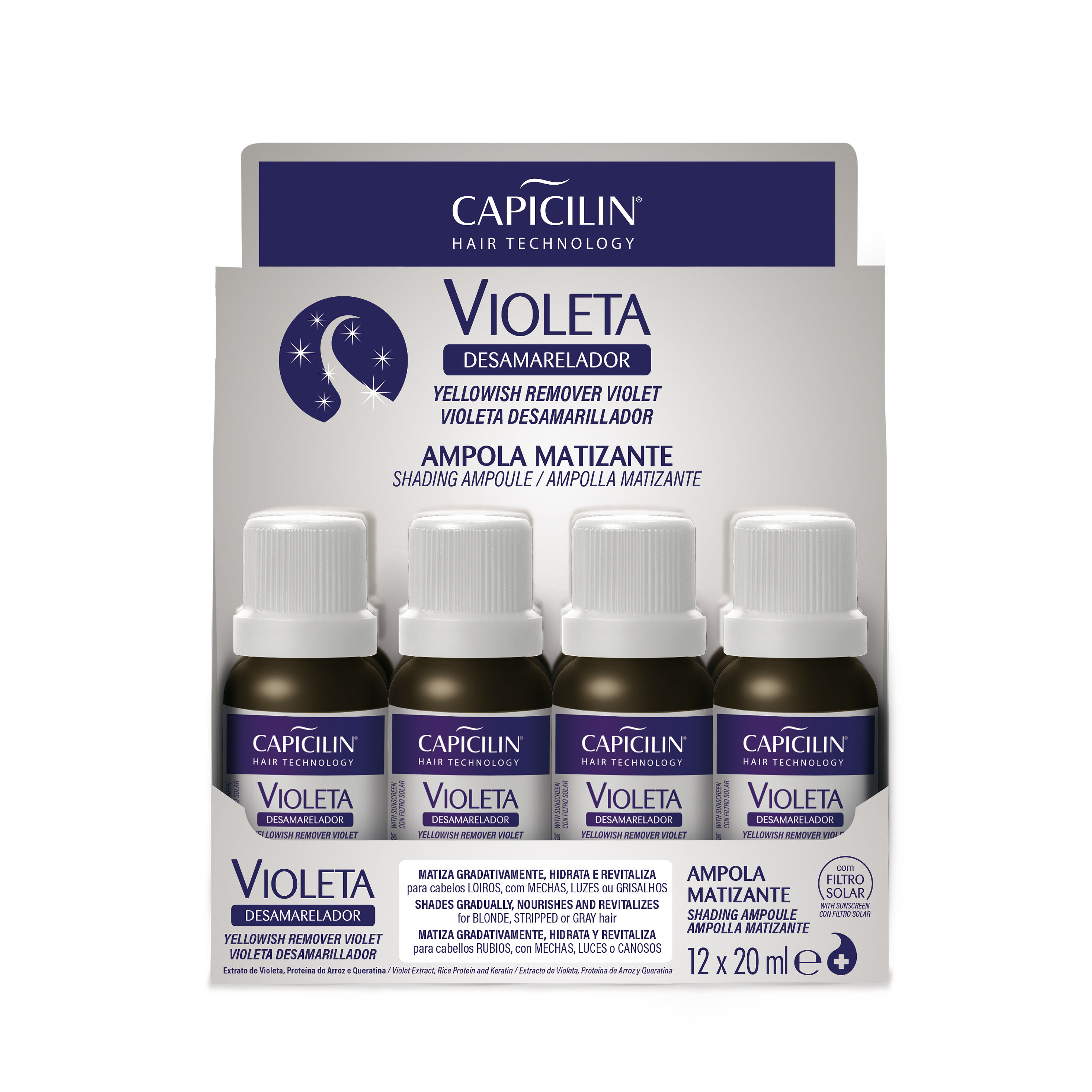 Ampola Capicilin Violeta 12x20ml 1