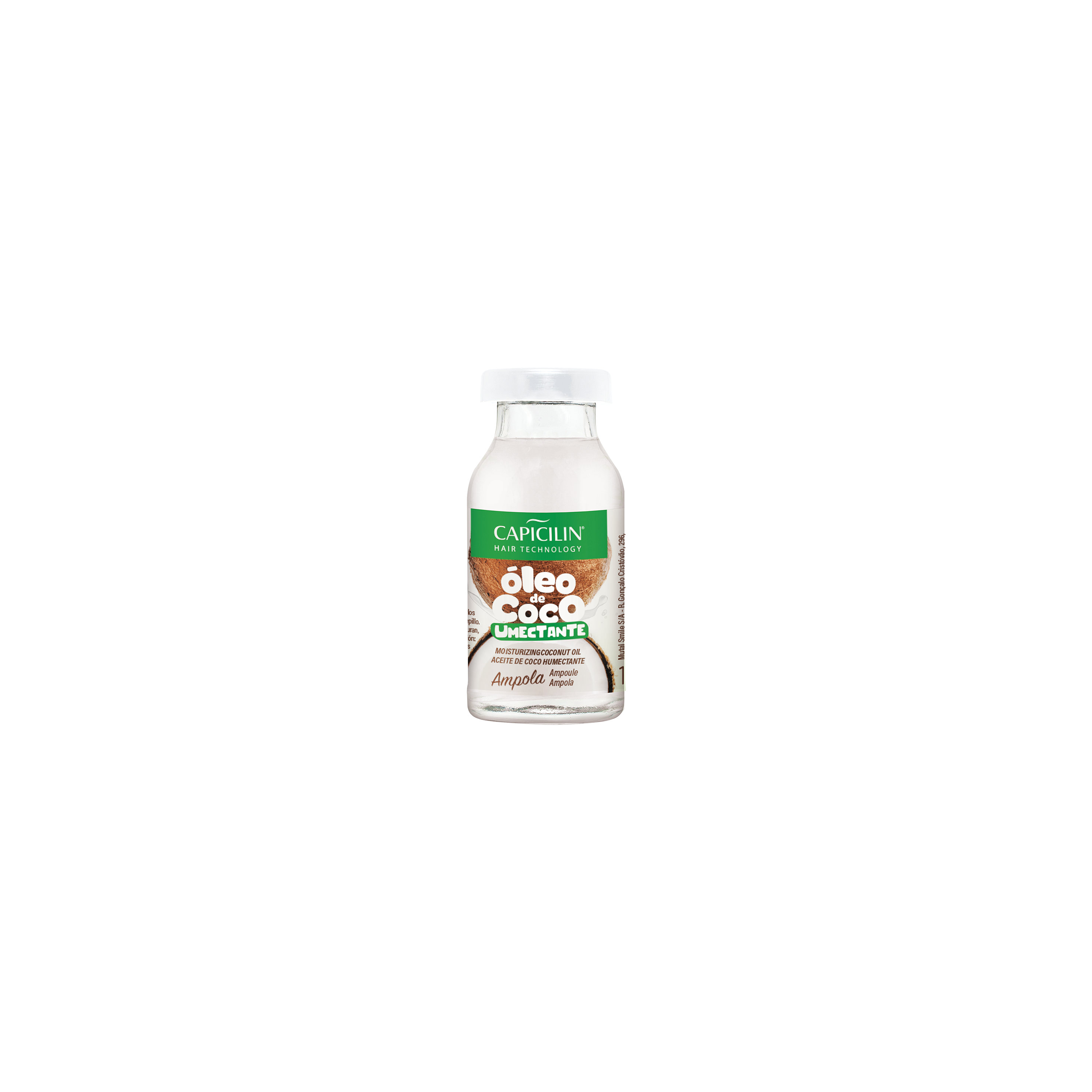 Ampola Capicilin Óleo de Coco Umectante 13ml 1