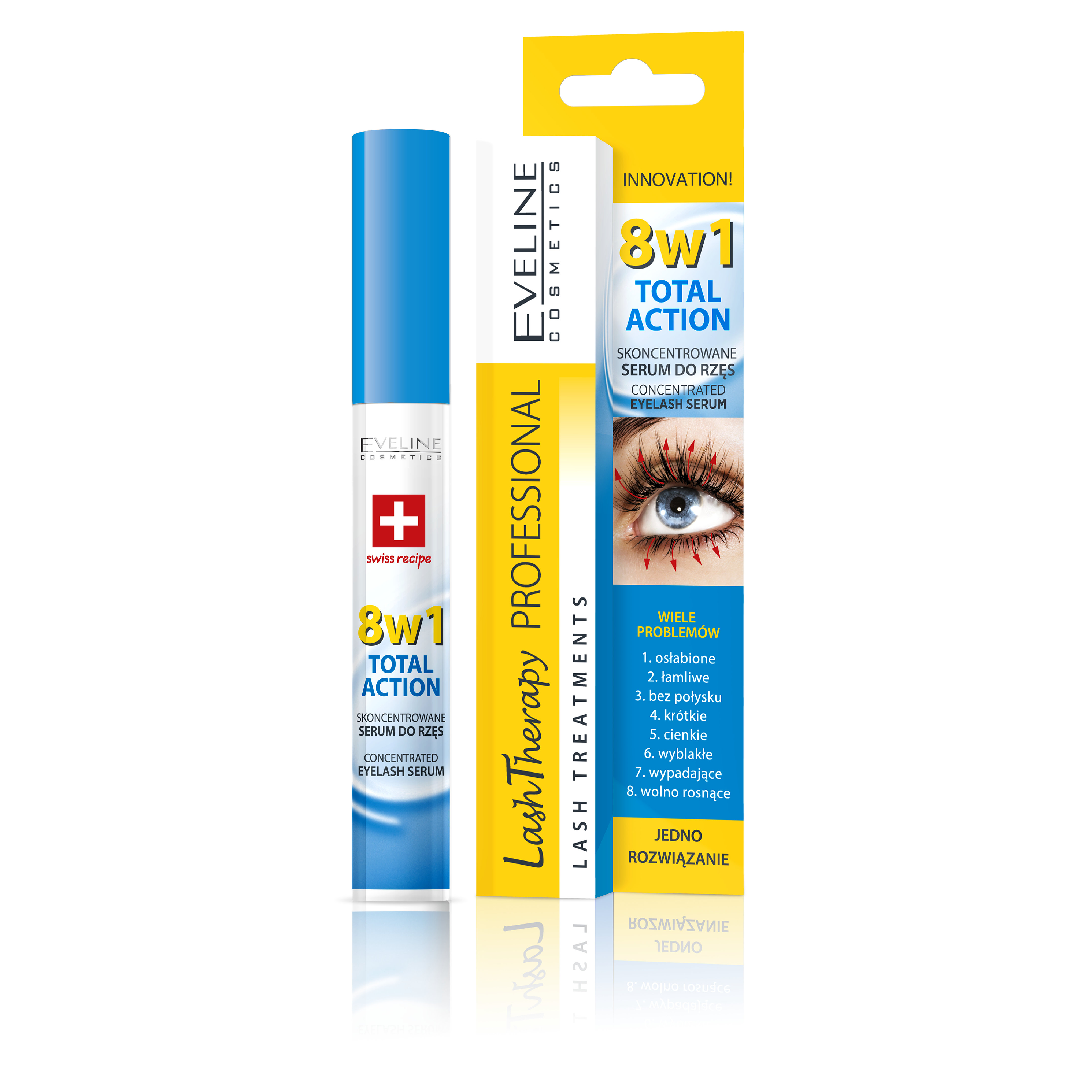 LASH THERAPY PROFESSIONAL Concentrated Eyelash Serum 8in1 10ml 1