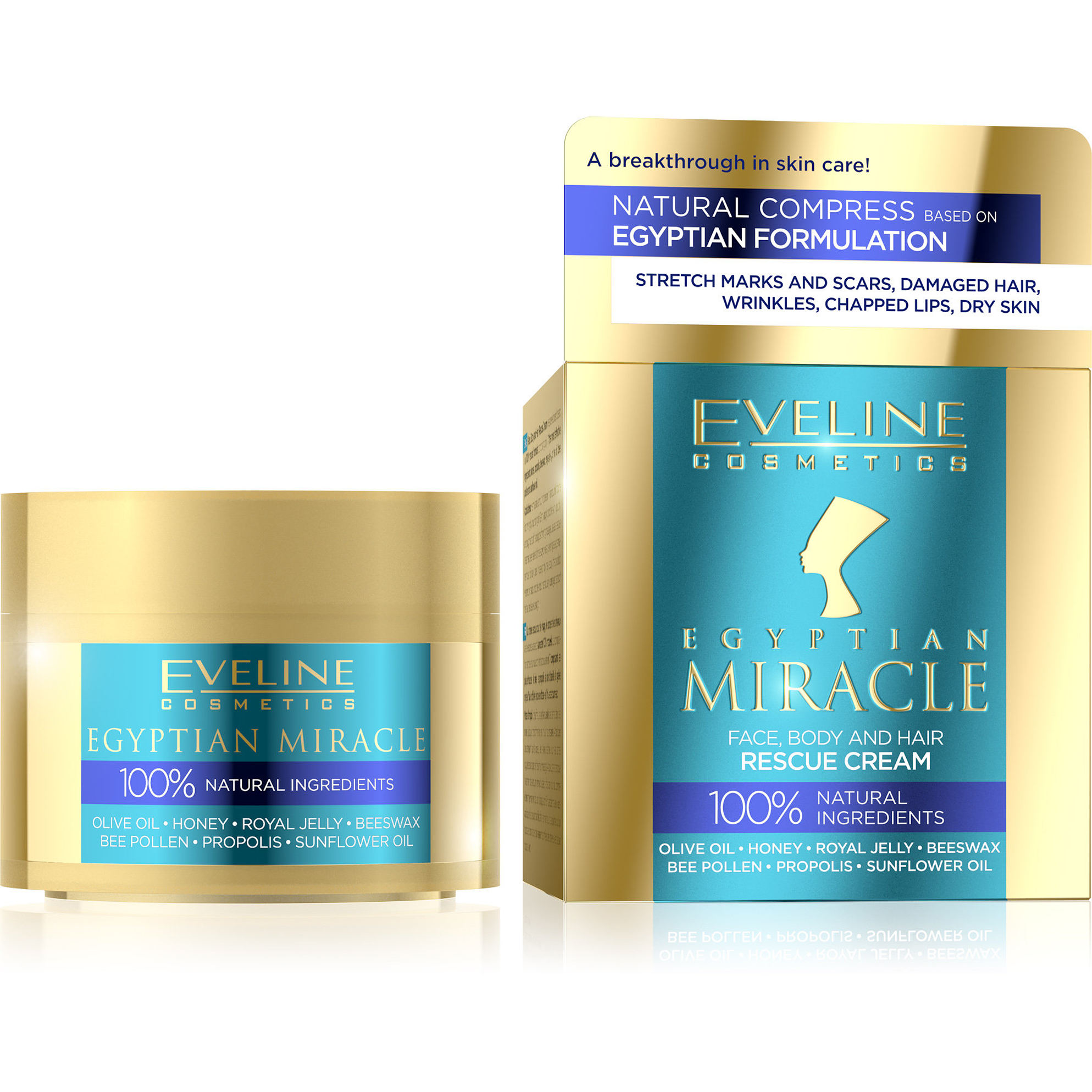 EGYPTIAN MIRACLE Face,Body and Hair Rescue Cream 40ml 1