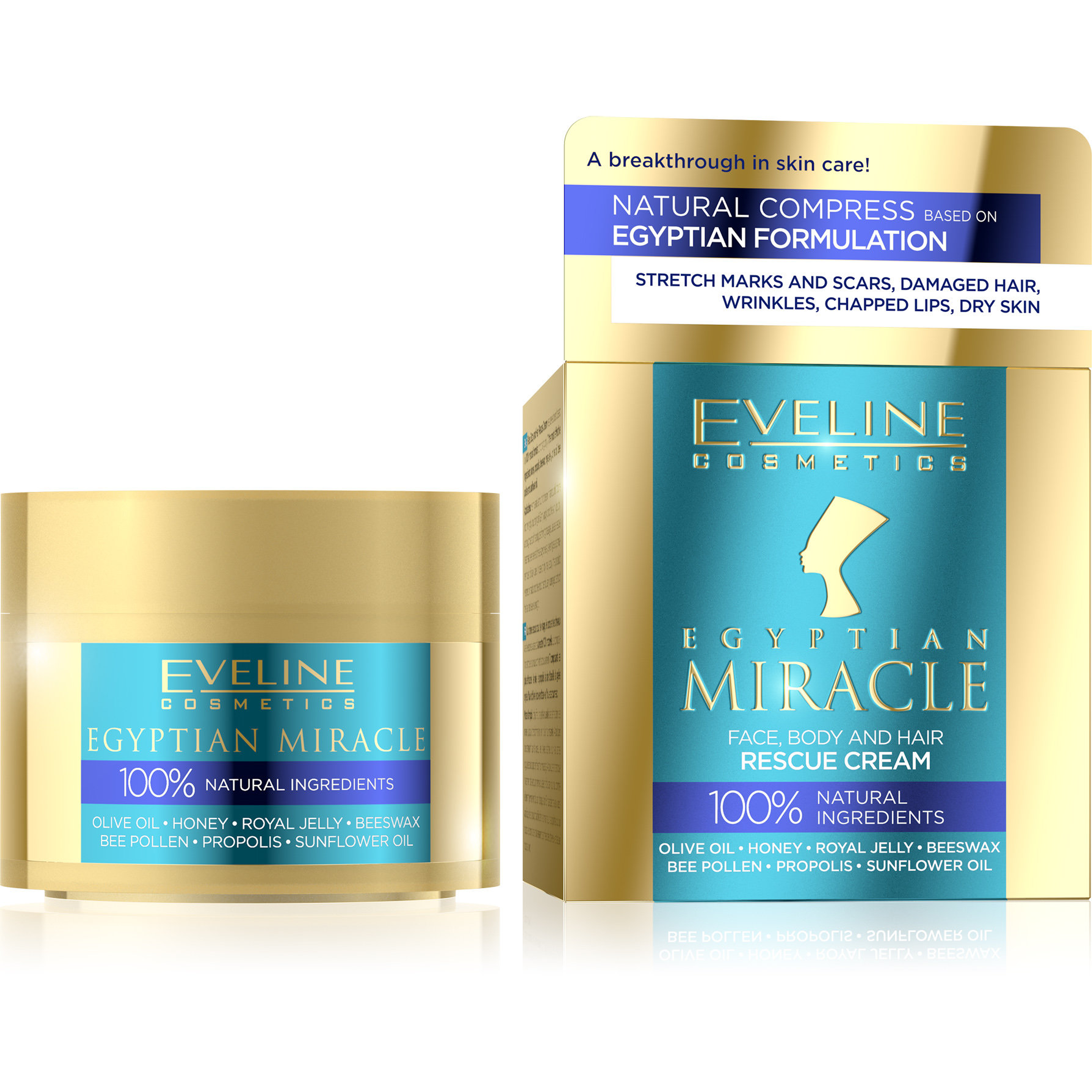EGYPTIAN MIRACLE Face,Body and Hair Rescue Cream 40ml 1