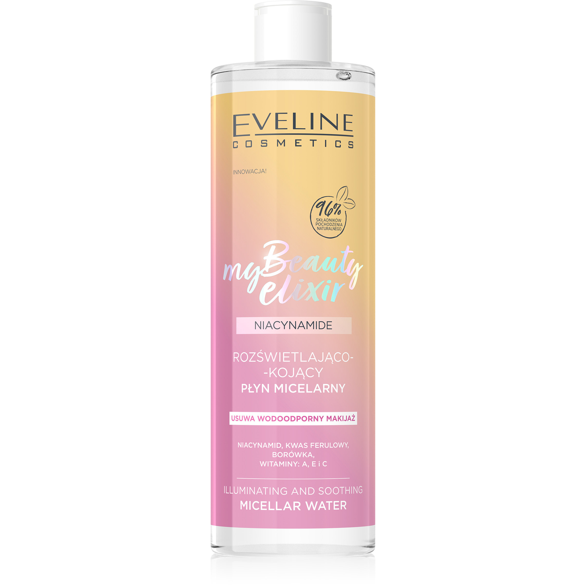 MY BEAUTY ELIXIR Micellar Water Illuminating & Soothing Niacinamide 400ml 1