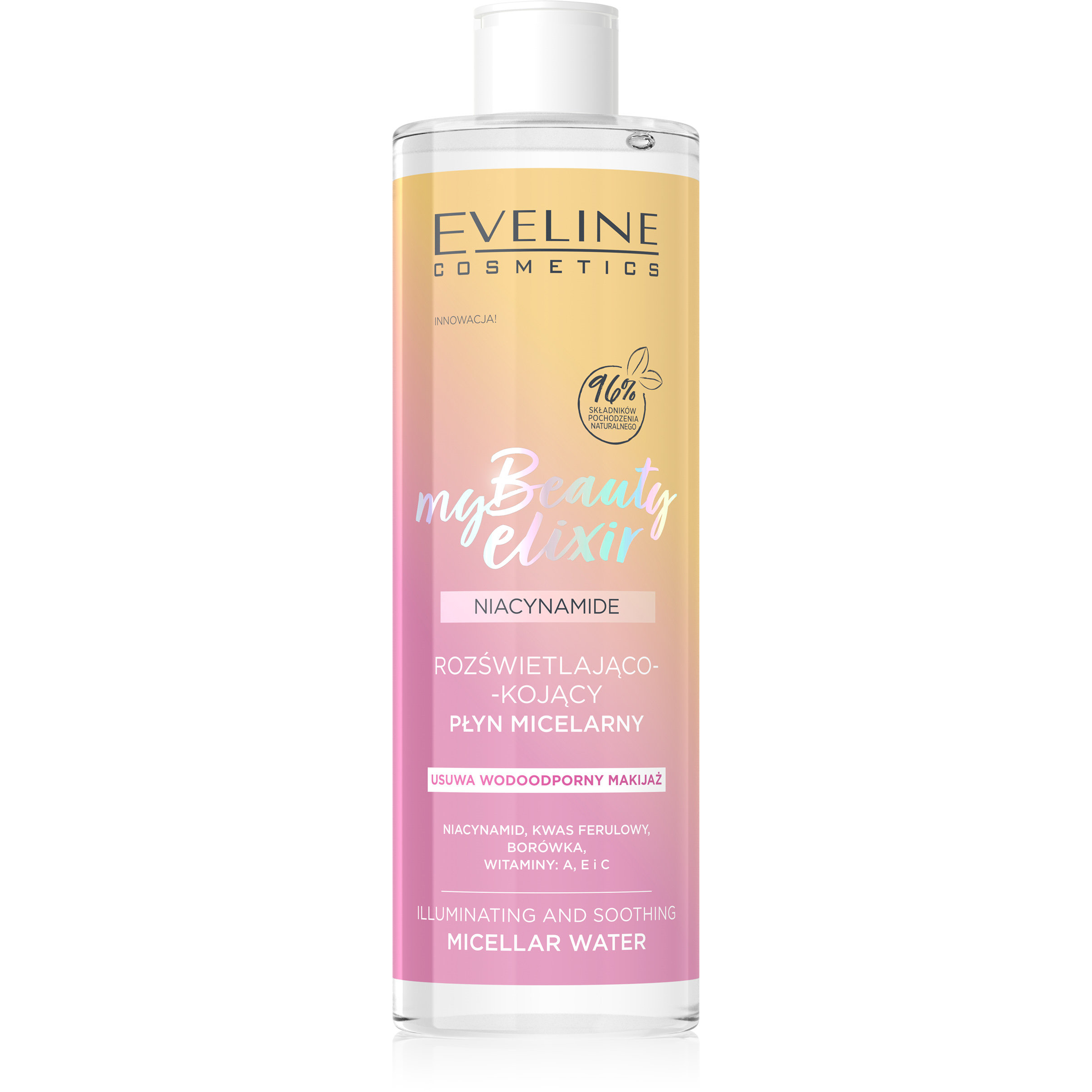 MY BEAUTY ELIXIR Micellar Water Illuminating & Soothing Niacinamide 400ml 1