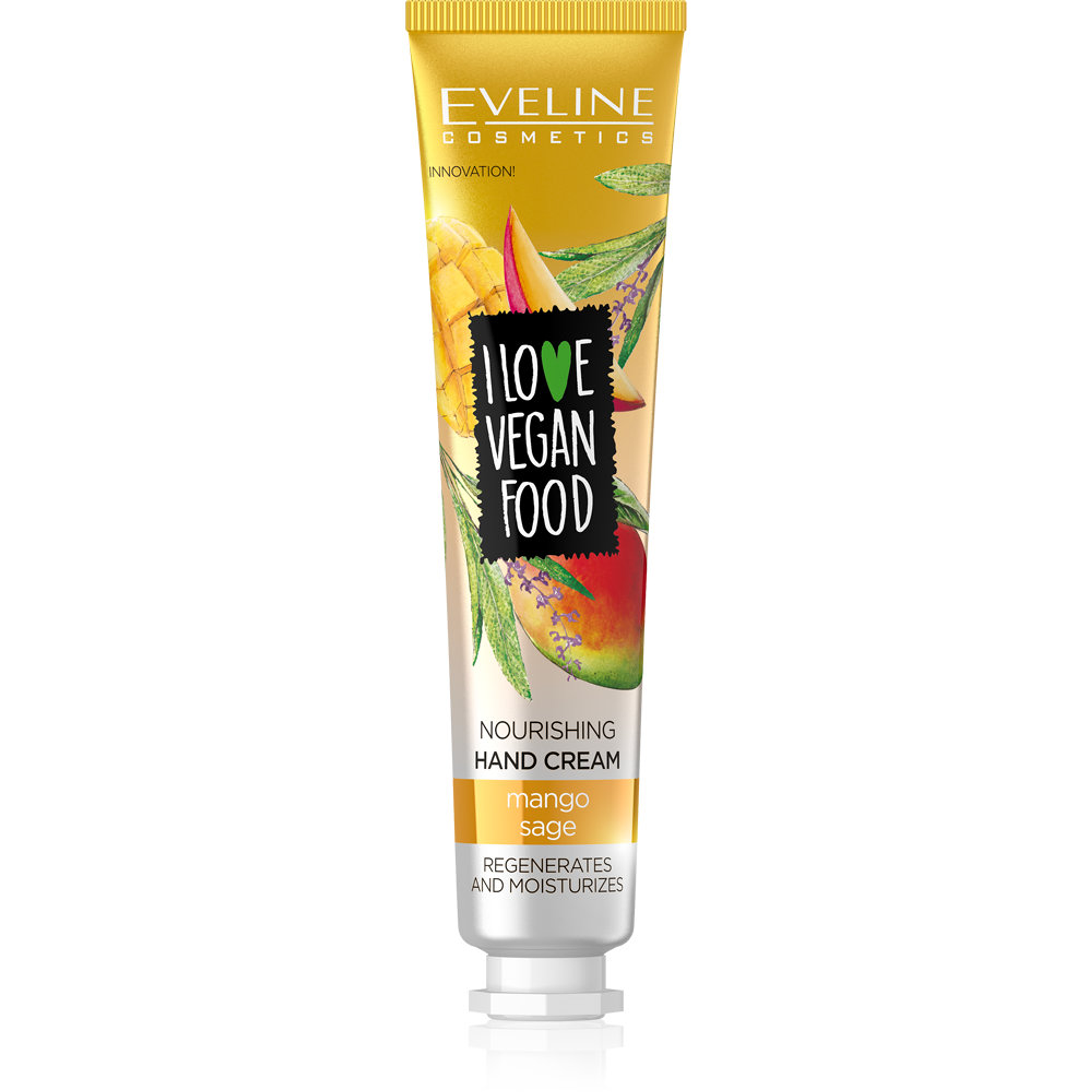 I LOVE VEGAN FOOD Nourishing Hand Cream Mango & Sage 50ml 1